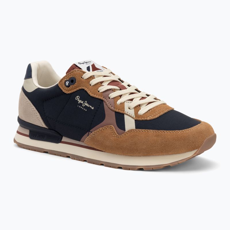 Vyriški batai Pepe Jeans Brit Cover cognac brown