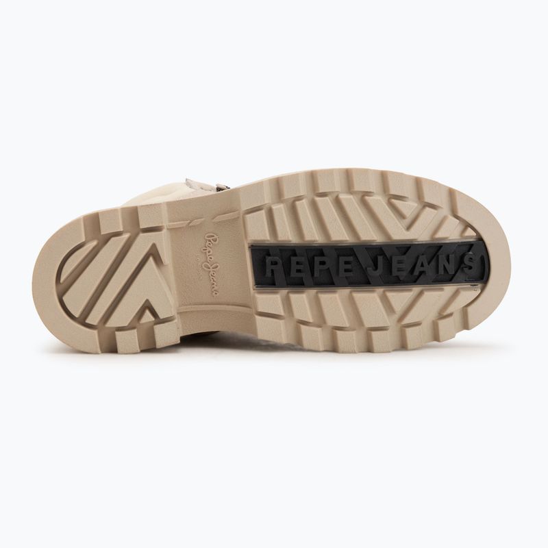 Moteriški traperiai Pepe Jeans Hale Urban ecru white 4