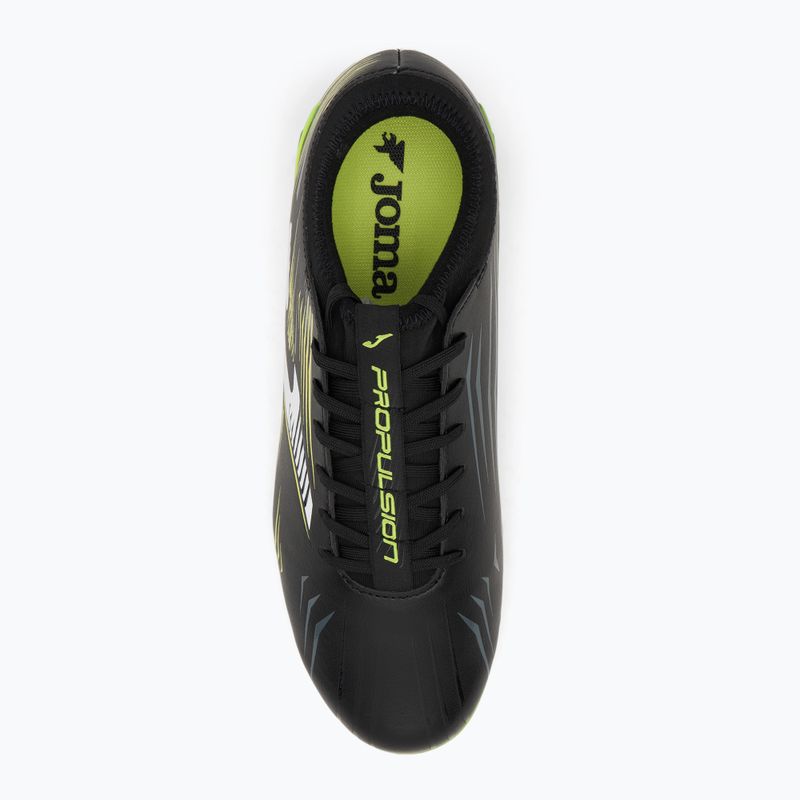 Vyriški futbolo batai Joma Propulsion FG black/fluor yellow 5