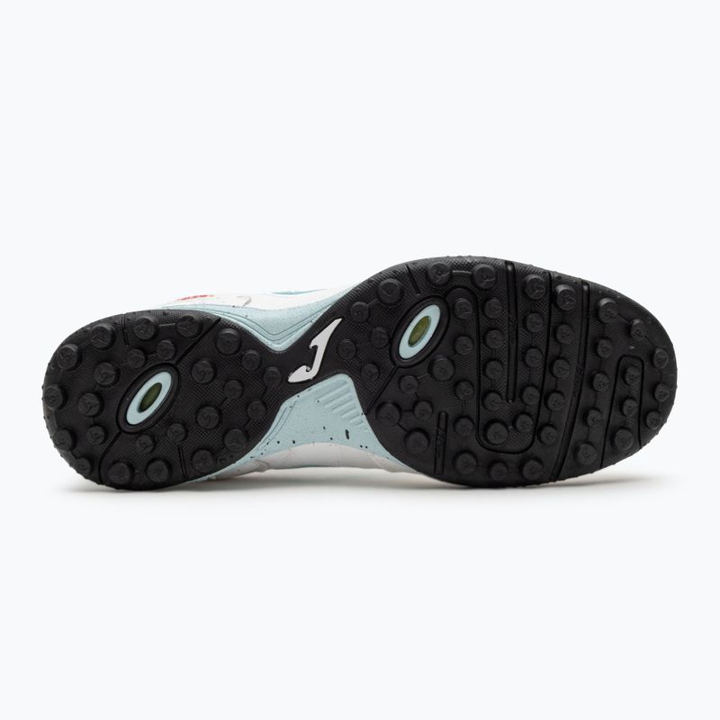 Vyriški futbolo batai Joma Top Flex TF white/turqoise 4