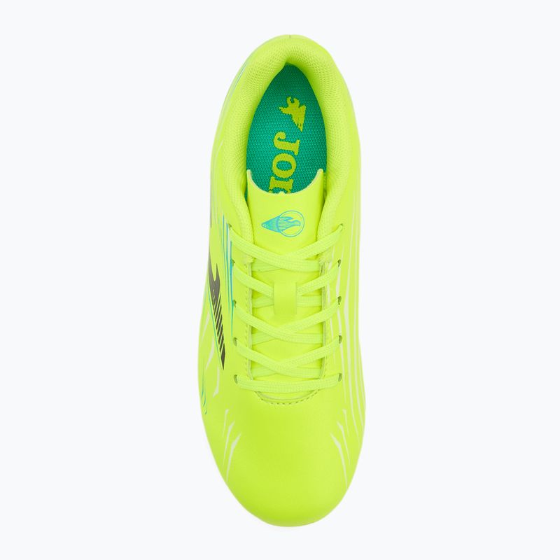Vaikiški futbolo batai Joma Propulsion Jr FG fluorescencinė geltona 5