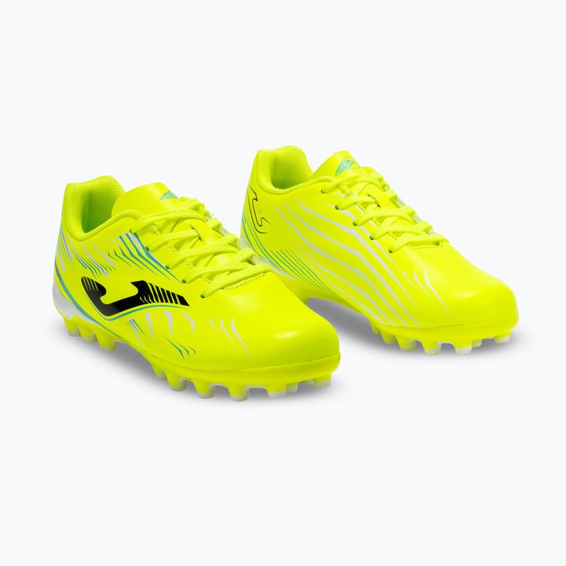 Vaikiški futbolo batai Joma Propulsion Jr FG fluorescencinė geltona 2