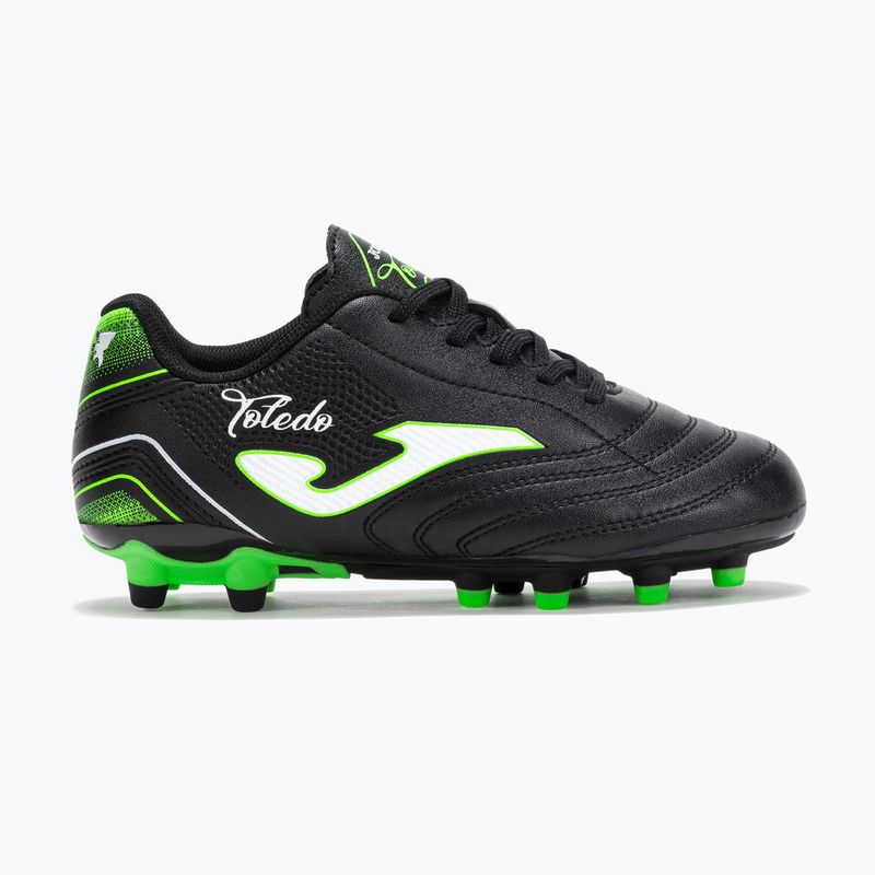 Vaikiški futbolo batai Joma Toledo Jr FG juodi 8