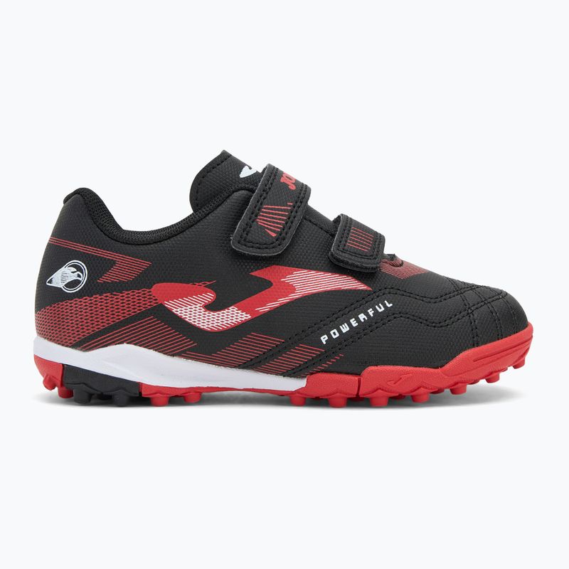Vaikiški futbolo batai Joma Powerful Jr TF juodi 2