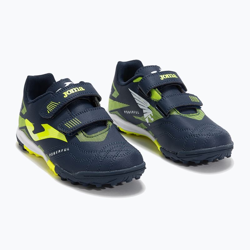Vaikiški futbolo batai Joma Powerful Jr TF tamsiai mėlyni 9
