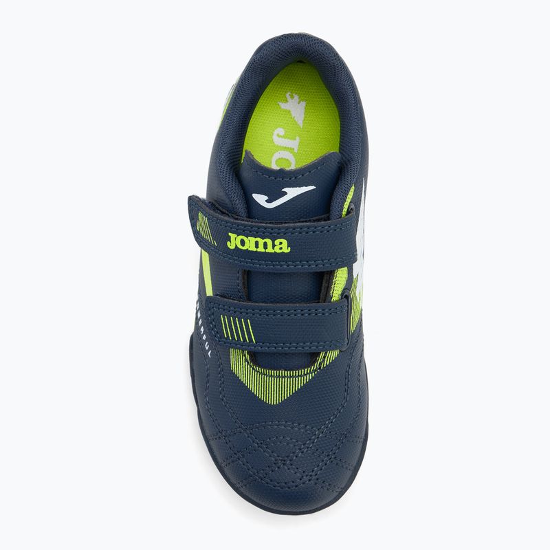 Vaikiški futbolo batai Joma Powerful Jr TF tamsiai mėlyni 5