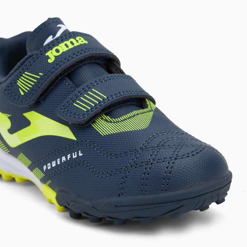 Vaikiški futbolo batai Joma Powerful Jr TF tamsiai mėlyni 7