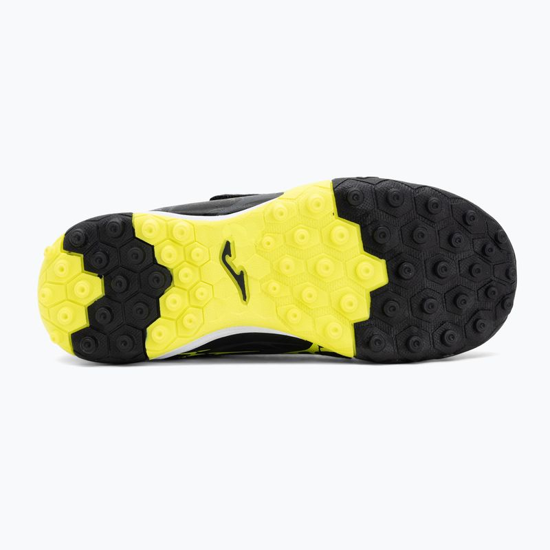 Vaikiški futbolo bateliai Joma Super Copa Jr TF black / fluor yellow 4