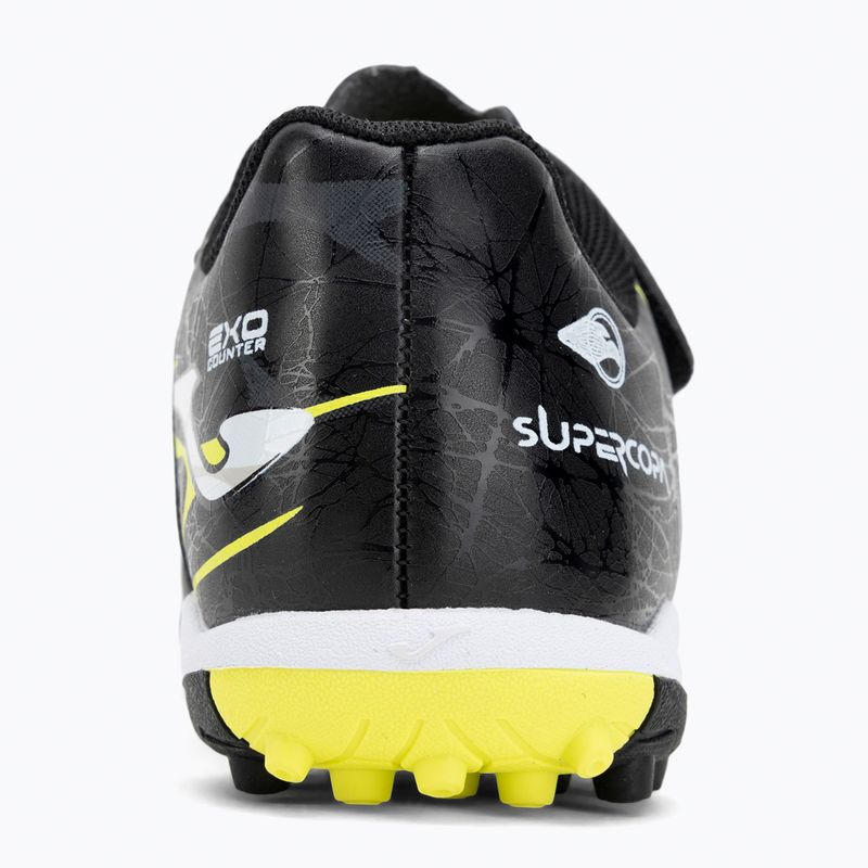 Vaikiški futbolo bateliai Joma Super Copa Jr TF black / fluor yellow 6