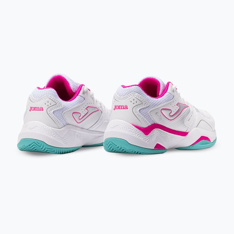Vaikiški teniso batai Joma Master JR 1000 C white/fuchsia 3