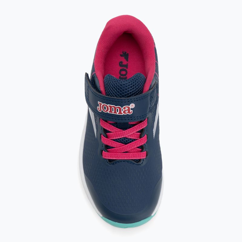 Vaikiški bėgimo batai Joma Victory Jr navy blue / fuchsia 5