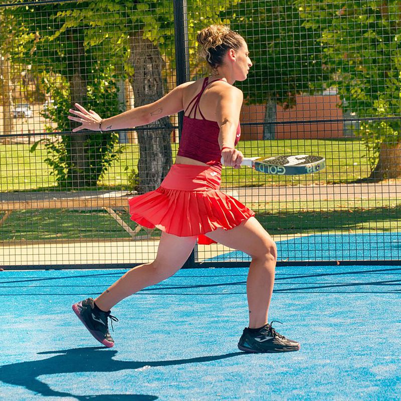 Moteriški teniso marškinėliai Joma Challenge Top W burgundy 7