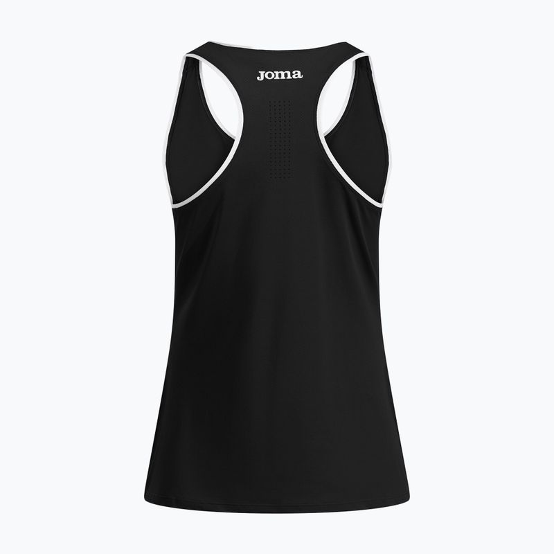 Moteriški teniso marškinėliai Joma Torneo Tank Top W black 2