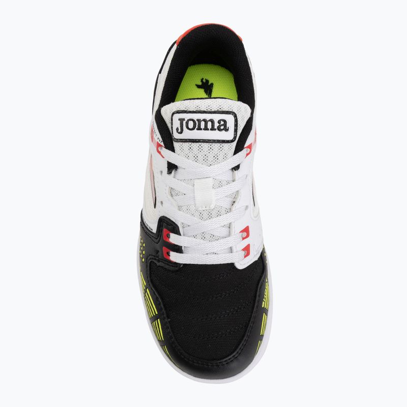 Vaikiški futbolo batai Joma Sala Max Jr IN white/black 5