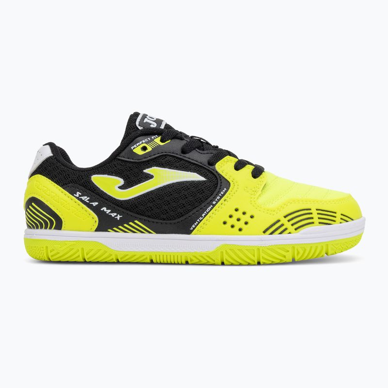 Vaikiški futbolo batai Joma Sala Max Jr IN fluor yellow 2