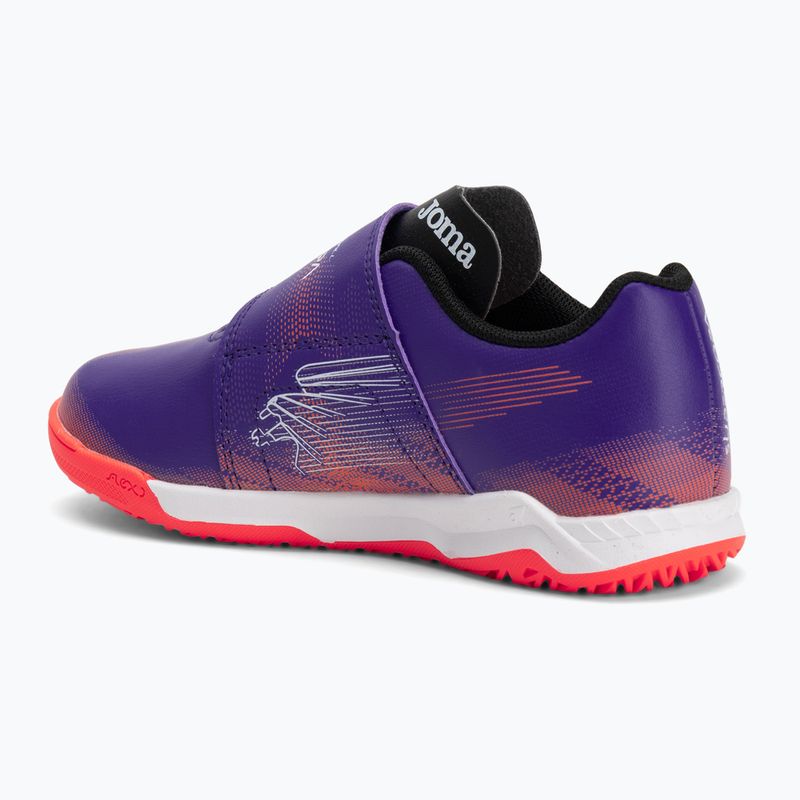 Vaikiški futbolo batai Joma Supercopa Jr IN purple 3