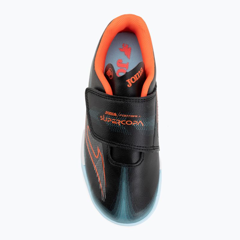 Vaikiški futbolo batai Joma Supercopa Jr IN black 5