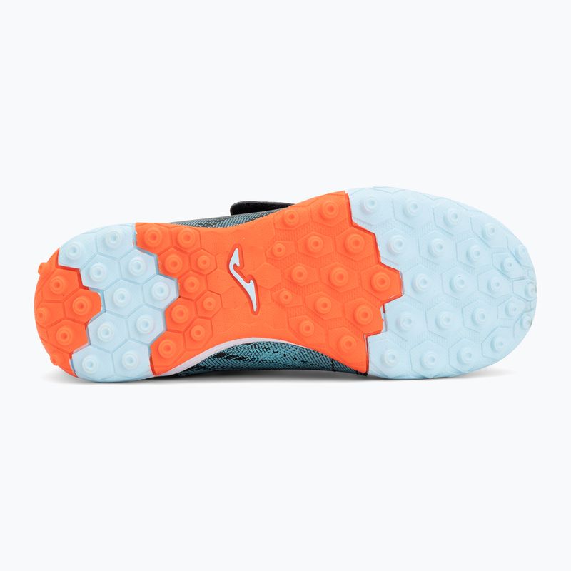 Vaikiški futbolo batai Joma Supercopa Jr TF black 4