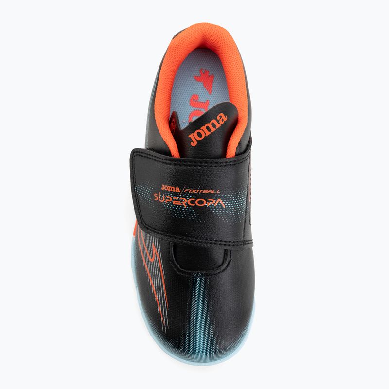 Vaikiški futbolo batai Joma Supercopa Jr TF black 5