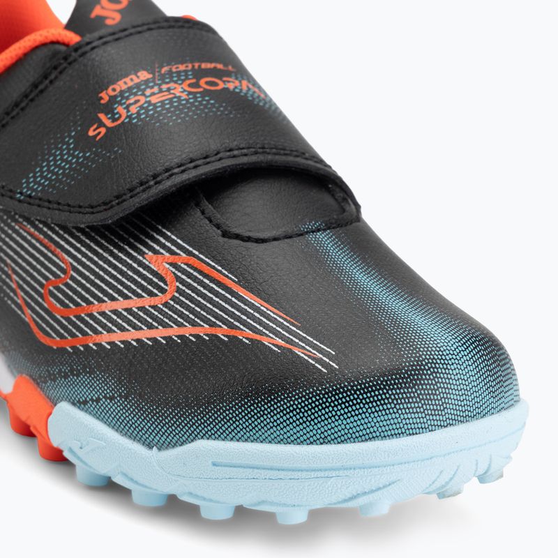 Vaikiški futbolo batai Joma Supercopa Jr TF black 7
