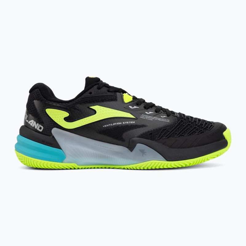 Vyriški teniso batai Joma Roland C black/fluor yellow 2