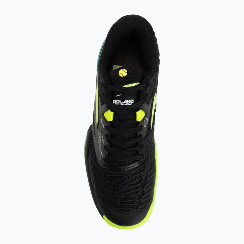 Vyriški teniso batai Joma Roland C black/fluor yellow 5