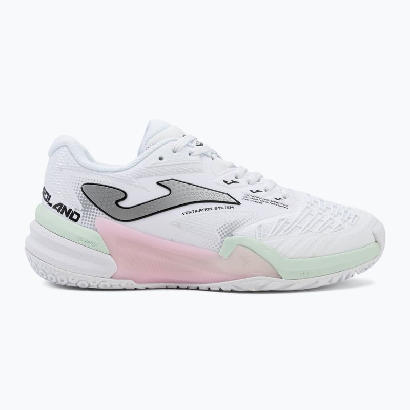 Moteriški teniso batai Joma Roland Lady AC white/pink 2