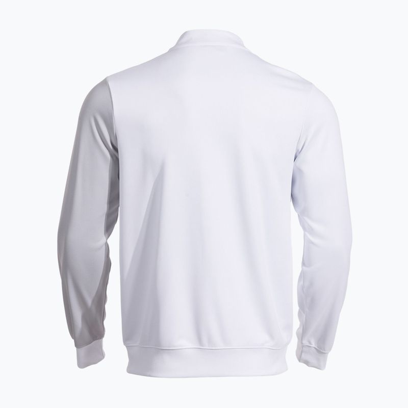 Vyriškas teniso džemperis Joma Smash Full Zip white 2