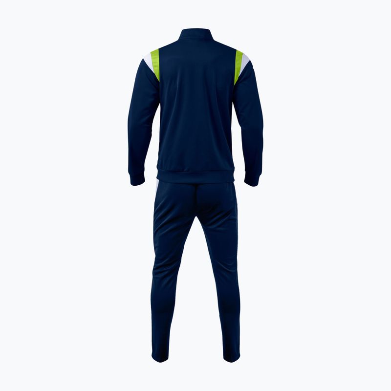 Vyriškas treninginis kostiumas Joma Terra dark navy/lime 2