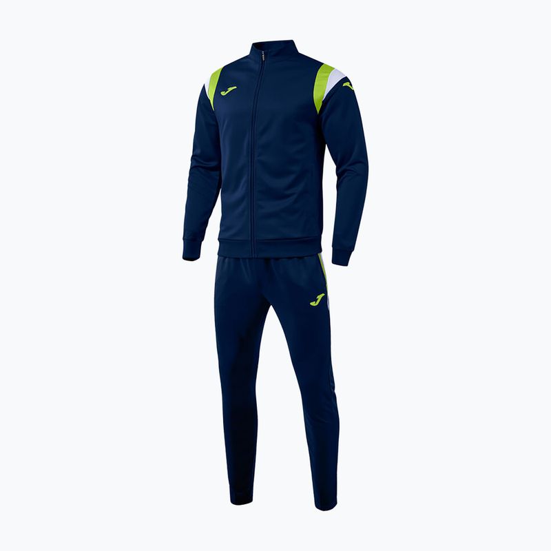 Vyriškas treninginis kostiumas Joma Terra dark navy/lime 3