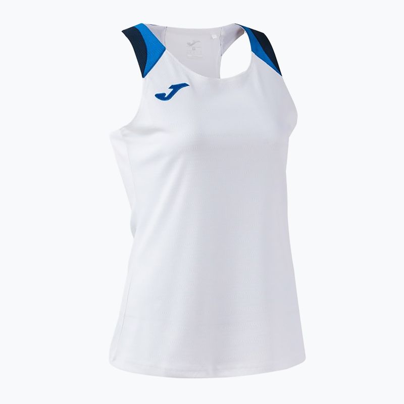 Moteriški teniso marškinėliai Joma Terra Tank Top white/royal 3