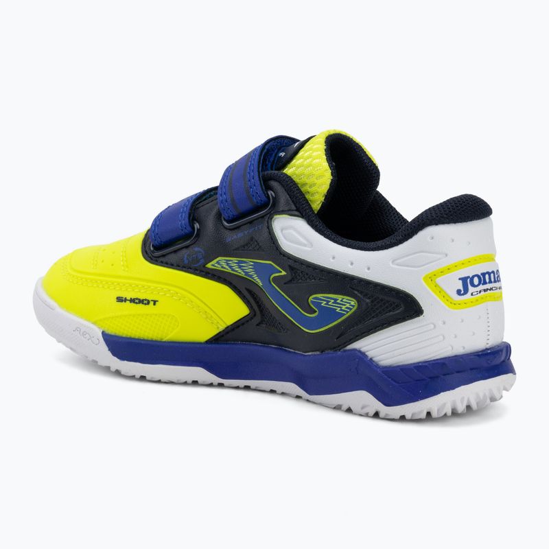 Vaikiški futbolo batai Joma Cancha Jr IN fluor yellow 3