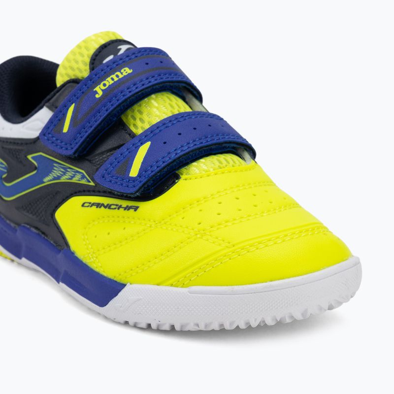 Vaikiški futbolo batai Joma Cancha Jr IN fluor yellow 7