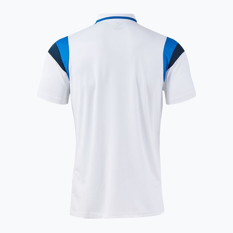 Vyriški teniso marškinėliai Joma Terra Polo white/royal 2