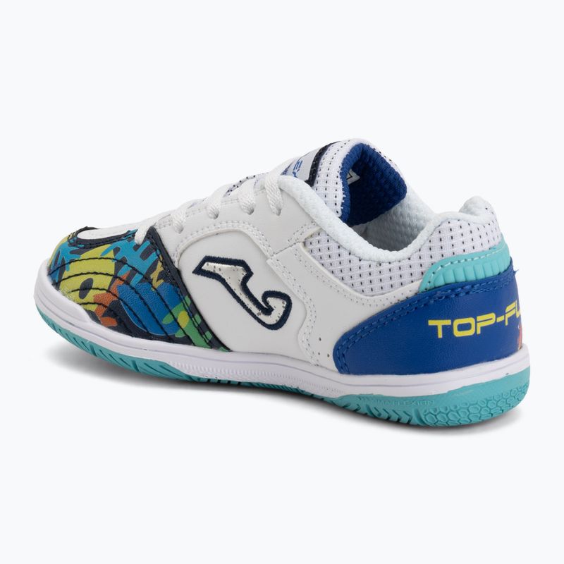 Vaikiški futbolo bateliai Joma Top Flex Jr IN white 3