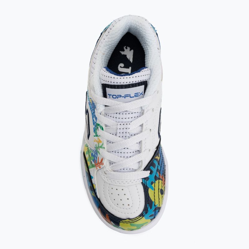 Vaikiški futbolo bateliai Joma Top Flex Jr IN white 5