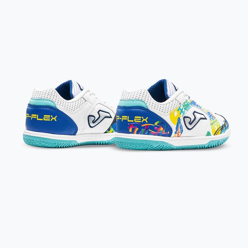 Vaikiški futbolo bateliai Joma Top Flex Jr IN white 3