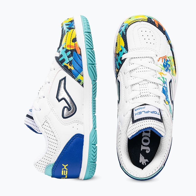 Vaikiški futbolo bateliai Joma Top Flex Jr IN white 4