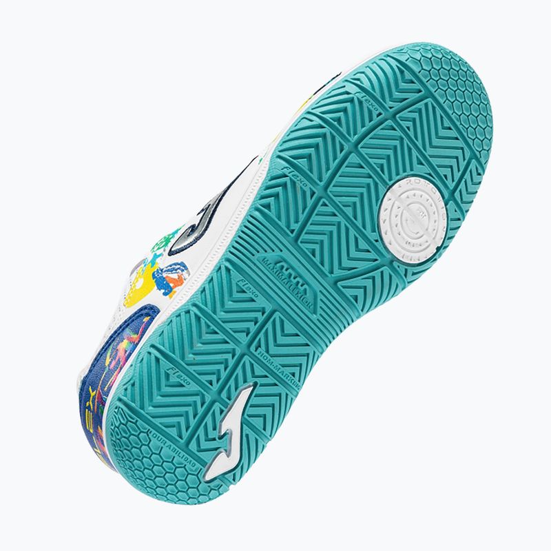 Vaikiški futbolo bateliai Joma Top Flex Jr IN white 5