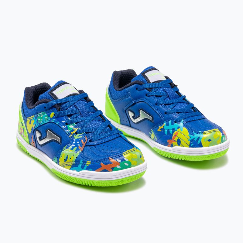Vaikiški futbolo bateliai Joma Top Flex Jr IN royal blue 2
