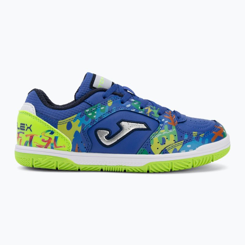 Vaikiški futbolo bateliai Joma Top Flex Jr IN royal blue 2