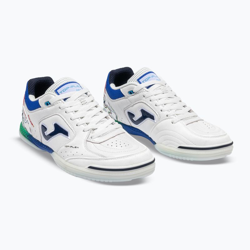 Vyriški futbolo bateliai Joma Top Flex Indoor white