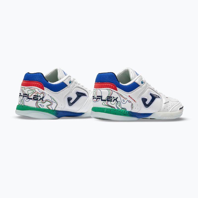 Vyriški futbolo bateliai Joma Top Flex Indoor white 2