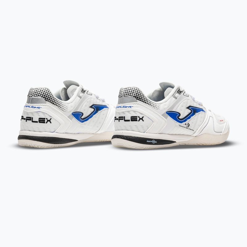 Vyriški futbolo bateliai Joma Top Flex Ultralight Indoor white/royal blue 3