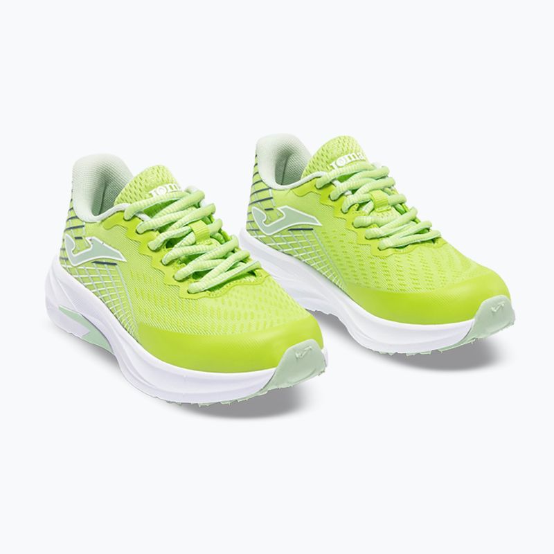 Vaikiški bėgimo bateliai Joma Supercross Jr fluor green 2