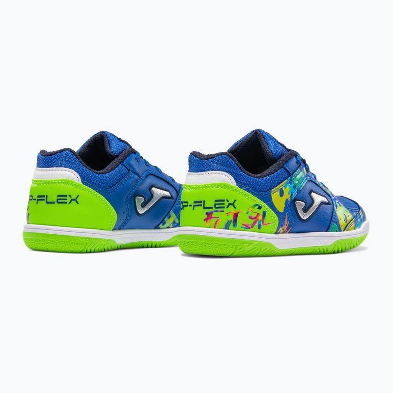 Vaikiški futbolo bateliai Joma Top Flex Jr TF royal blue 3