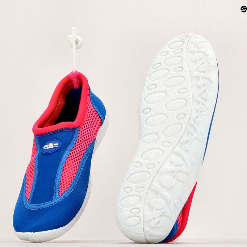 Aqualung Cancun karališkai mėlyni/ryškiai rožiniai moteriški vandens batai 13