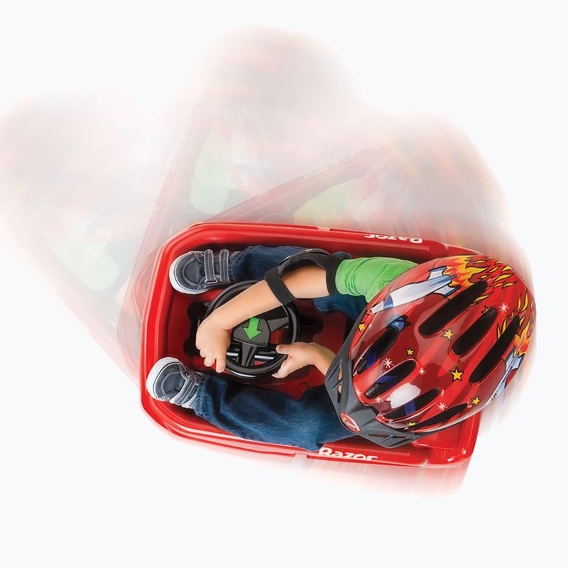 Elektrinis kartingas vaikams Razor Lil' Crazy Cart red 7