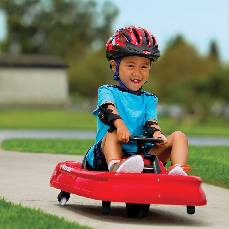 Elektrinis kartingas vaikams Razor Lil' Crazy Cart red 11