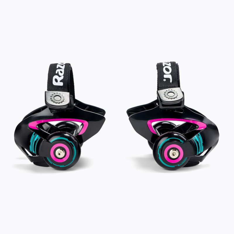 Ratukinės pačiūžos ant batų Razor Heel Wheels pink 3